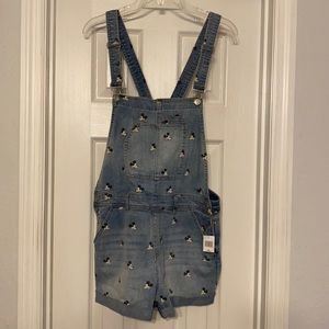 Mickey Mouse overall shorts from shopdisney